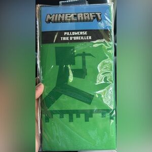 BNWT Sealed Minecraft Standard Size Pillow Case Double Sided Print Unisex